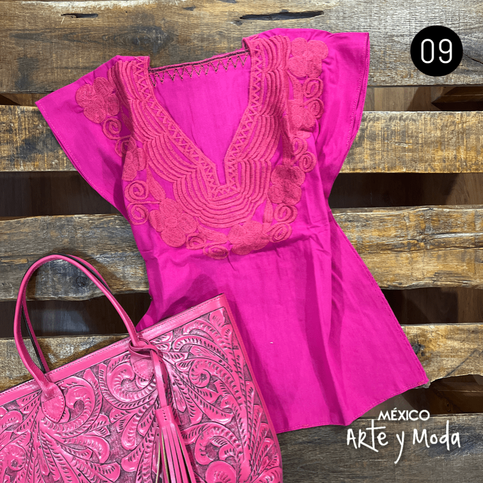 Blusa Revolucion - MÉXICO ARTE Y MODA - Blusa Bordada
