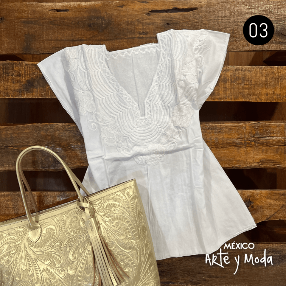Blusa Revolucion - MÉXICO ARTE Y MODA - Blusa Bordada