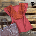 Blusa Revolucion - MÉXICO ARTE Y MODA - Blusa Bordada