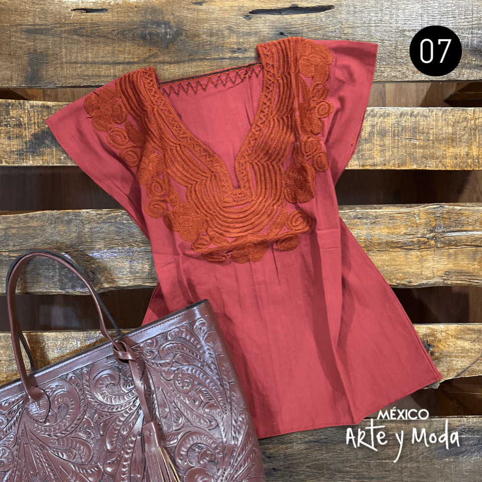 Blusa Revolucion - MÉXICO ARTE Y MODA - Blusa Bordada