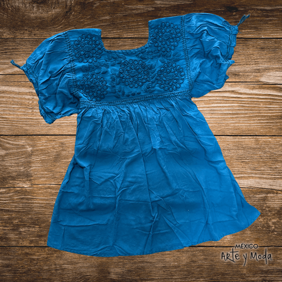 Blusa Rococo Rayon - MÉXICO ARTE Y MODA - Blusa Bordada