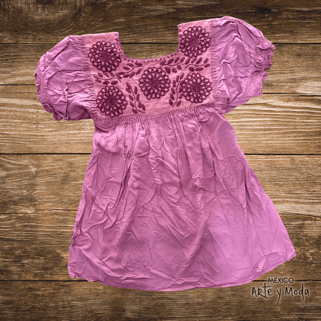 Blusa Rococo Rayon - MÉXICO ARTE Y MODA - Blusa Bordada