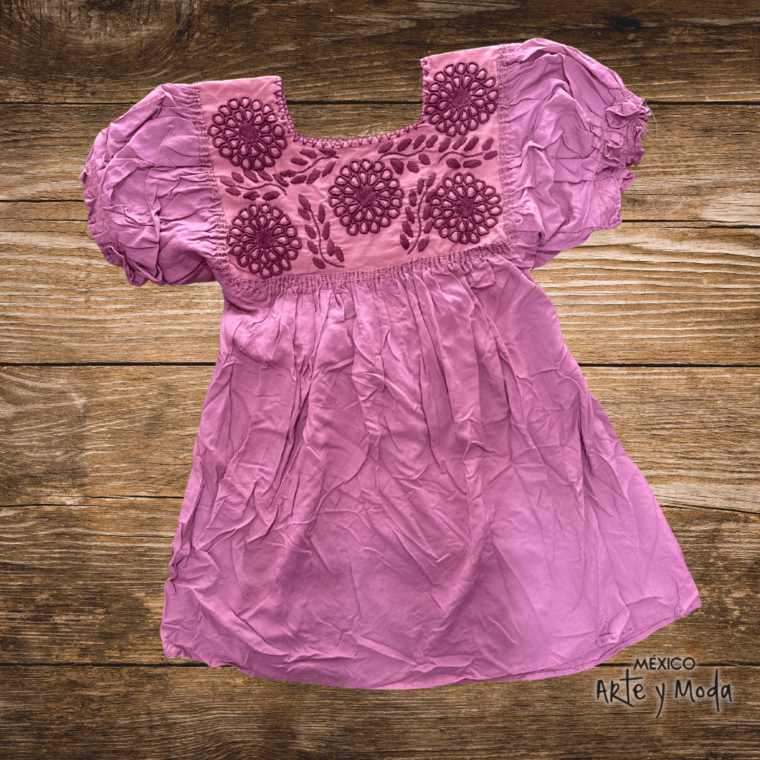 Blusa Rococo Rayon - MÉXICO ARTE Y MODA - Blusa Bordada