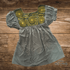 Blusa Rococo Rayon - MÉXICO ARTE Y MODA - Blusa Bordada