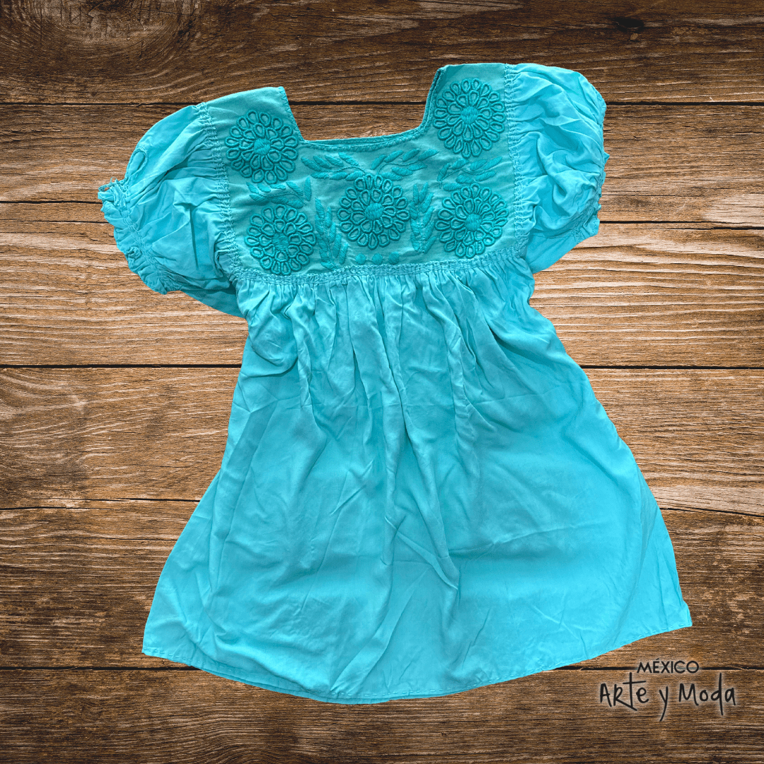 Blusa Rococo Rayon - MÉXICO ARTE Y MODA - Blusa Bordada