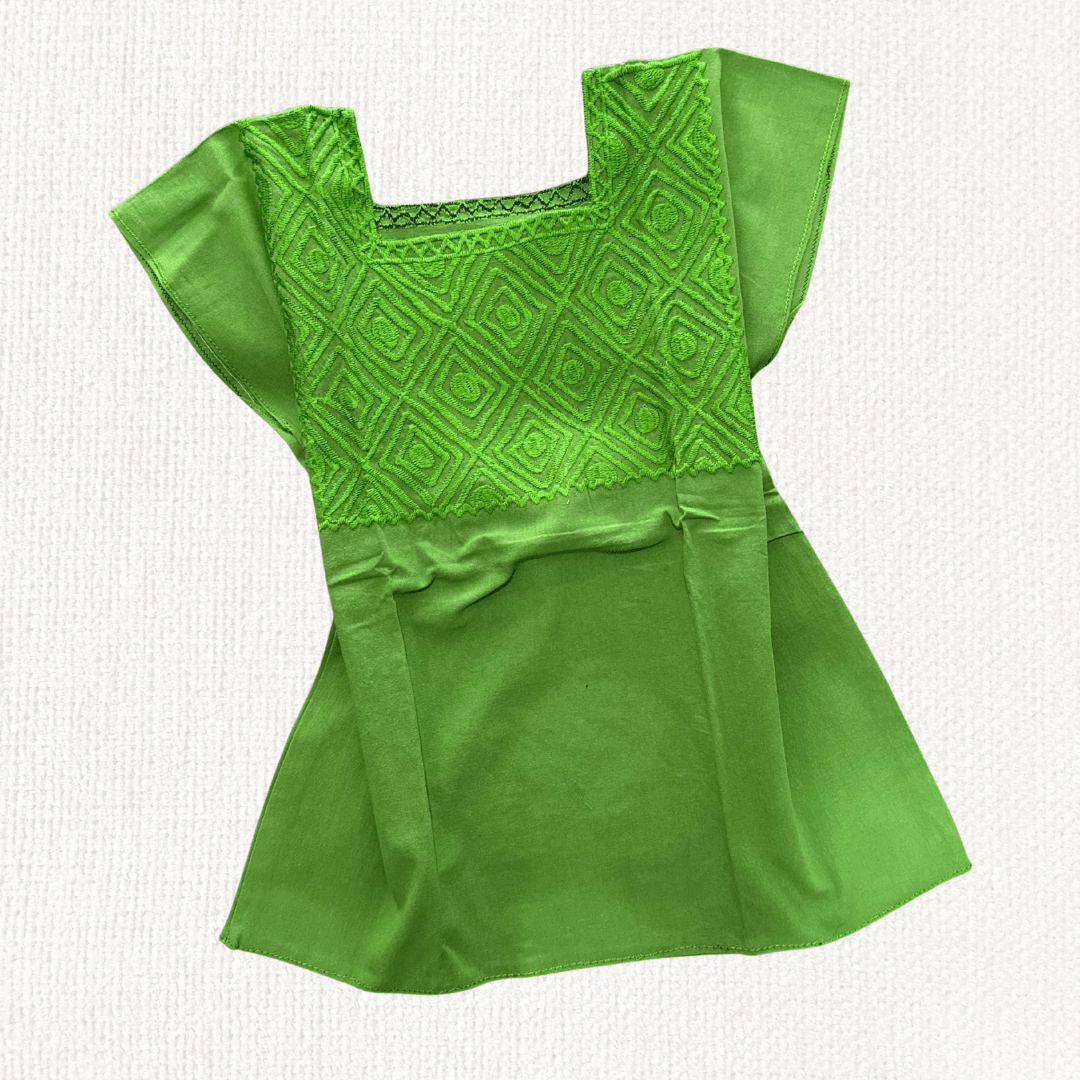 Blusa Rombo Unitono - MÉXICO ARTE Y MODA - Blusa Bordada