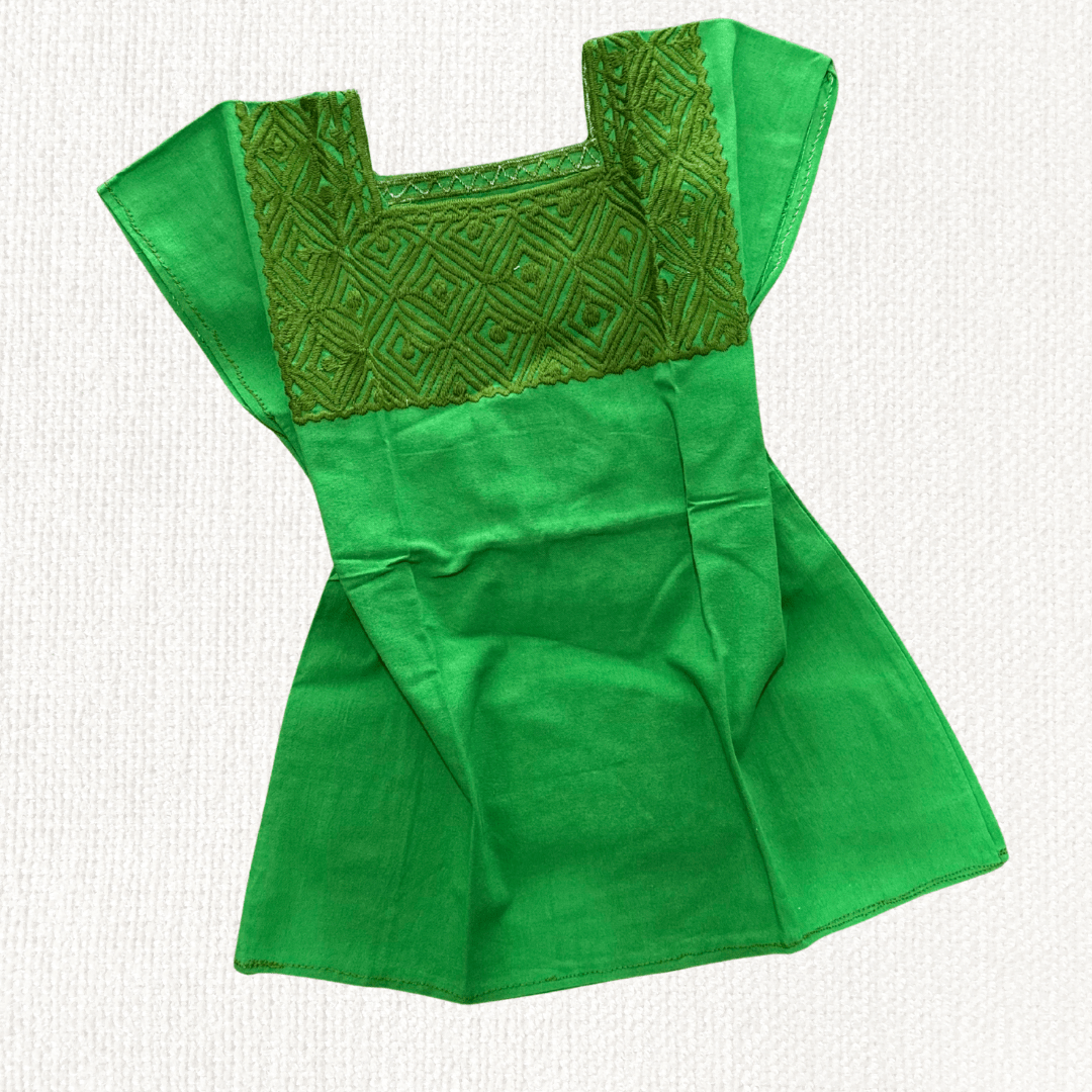 Blusa Rombo Unitono - MÉXICO ARTE Y MODA - Blusa Bordada