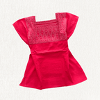 Blusa Rombo Unitono - MÉXICO ARTE Y MODA - Blusa Bordada