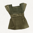 Blusa Rombo Unitono - MÉXICO ARTE Y MODA - Blusa Bordada