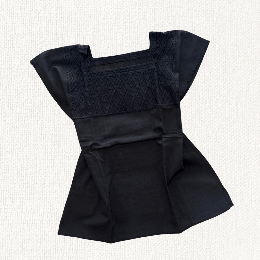 Blusa Rombo Unitono - MÉXICO ARTE Y MODA - Blusa Bordada