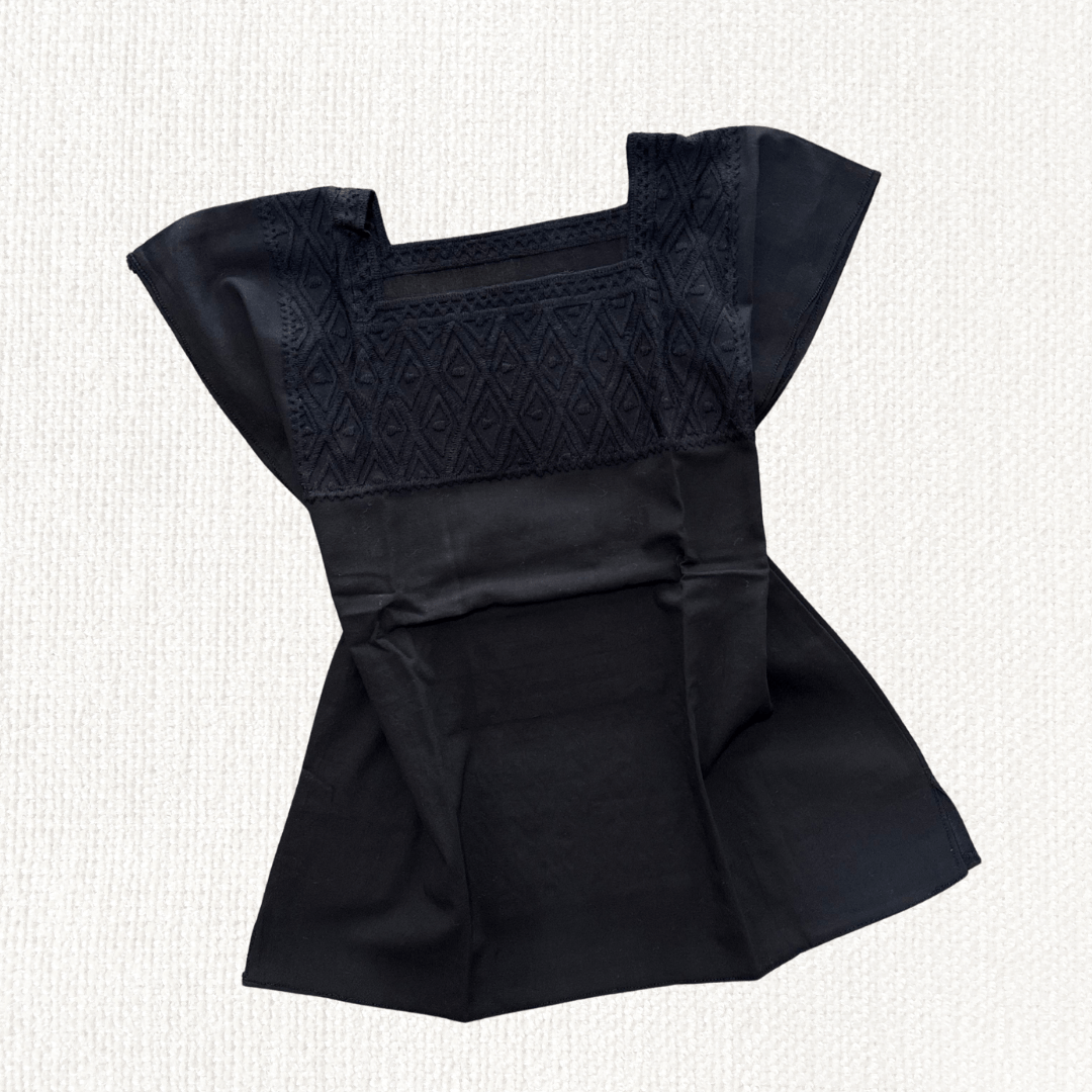 Blusa Rombo Unitono - MÉXICO ARTE Y MODA - Blusa Bordada