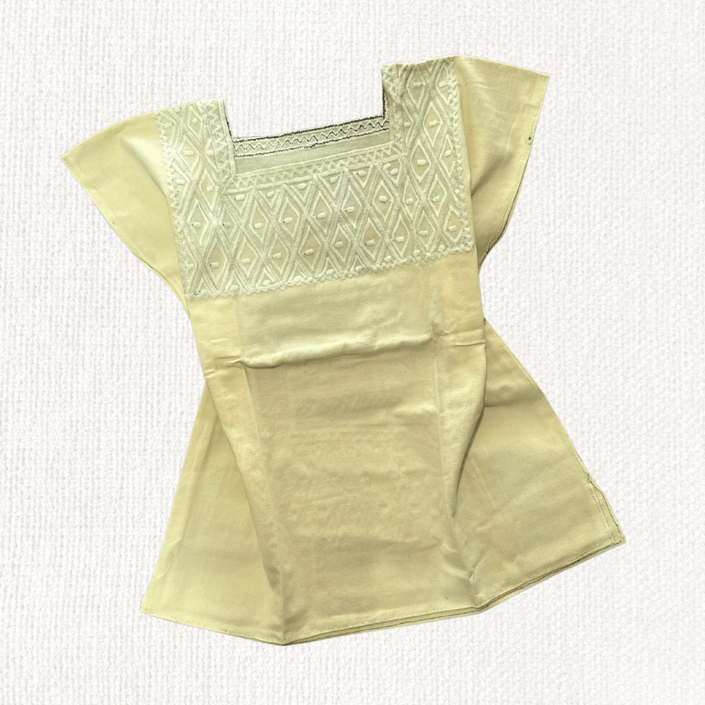 Blusa Rombo Unitono - MÉXICO ARTE Y MODA - Blusa Bordada