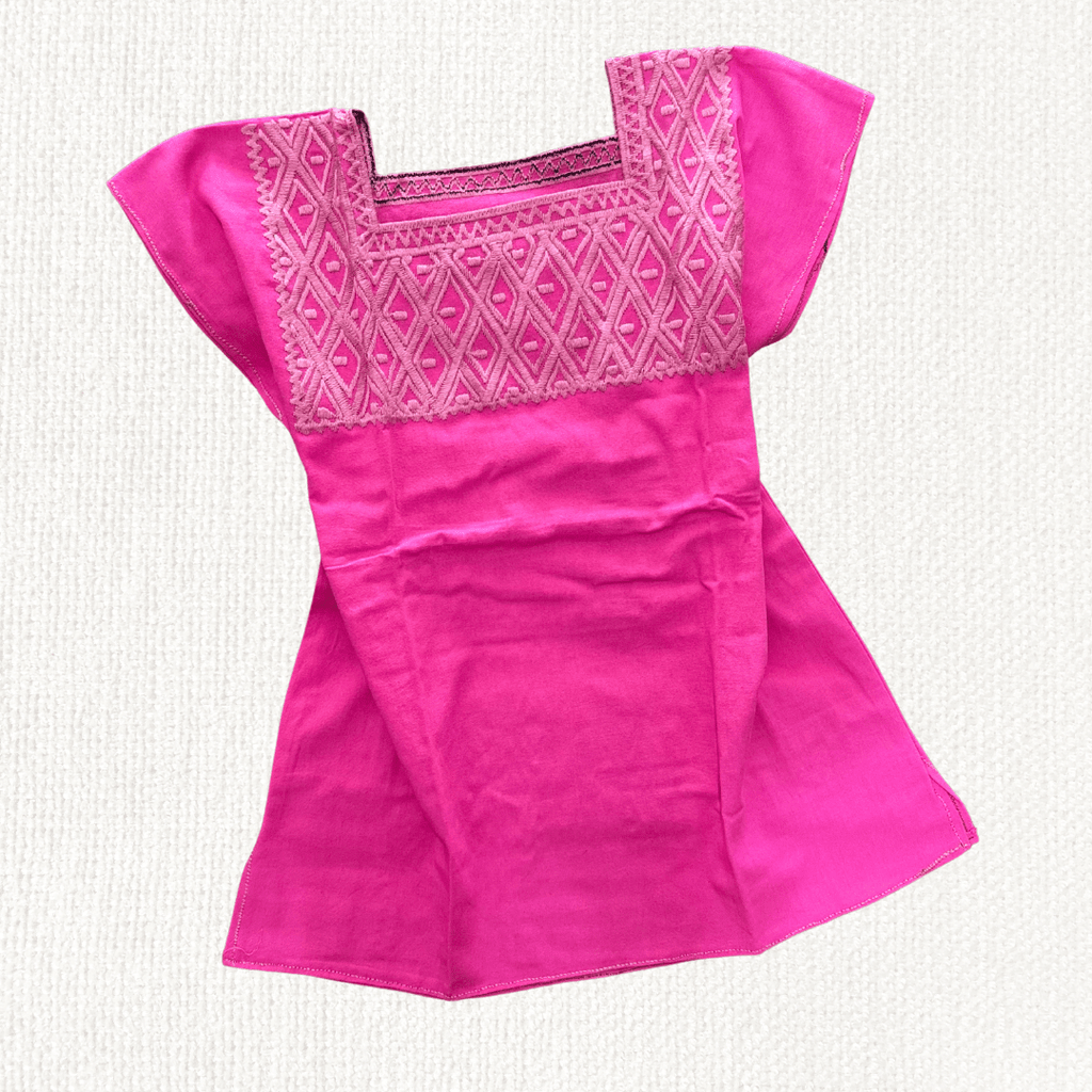 Blusa Rombo Unitono - MÉXICO ARTE Y MODA - Blusa Bordada