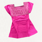 Blusa Rombo Unitono - MÉXICO ARTE Y MODA - Blusa Bordada