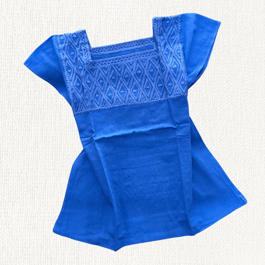 Blusa Rombo Unitono - MÉXICO ARTE Y MODA - Blusa Bordada