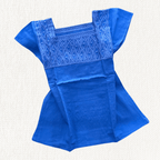 Blusa Rombo Unitono - MÉXICO ARTE Y MODA - Blusa Bordada