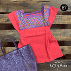 Blusa Rombos - MÉXICO ARTE Y MODA - Blusa Bordada