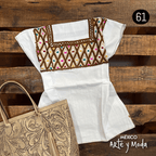 Blusa Rombos - MÉXICO ARTE Y MODA - Blusa Bordada