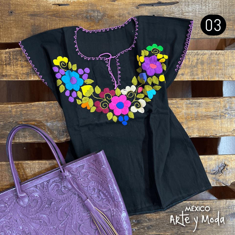 Blusa Serranía - MÉXICO ARTE Y MODA - Blusa Bordada