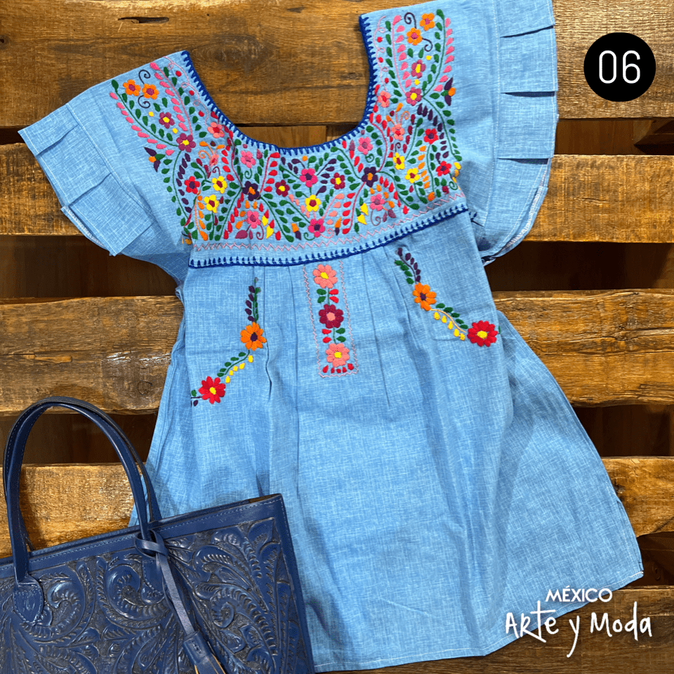 Blusa Tehuacan Moderna - MÉXICO ARTE Y MODA - Blusa Bordada