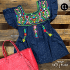 Blusa Tehuacan Moderna - MÉXICO ARTE Y MODA - Blusa Bordada