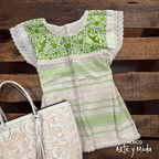 Blusa Telar Paloma - MÉXICO ARTE Y MODA - Blusa Bordada