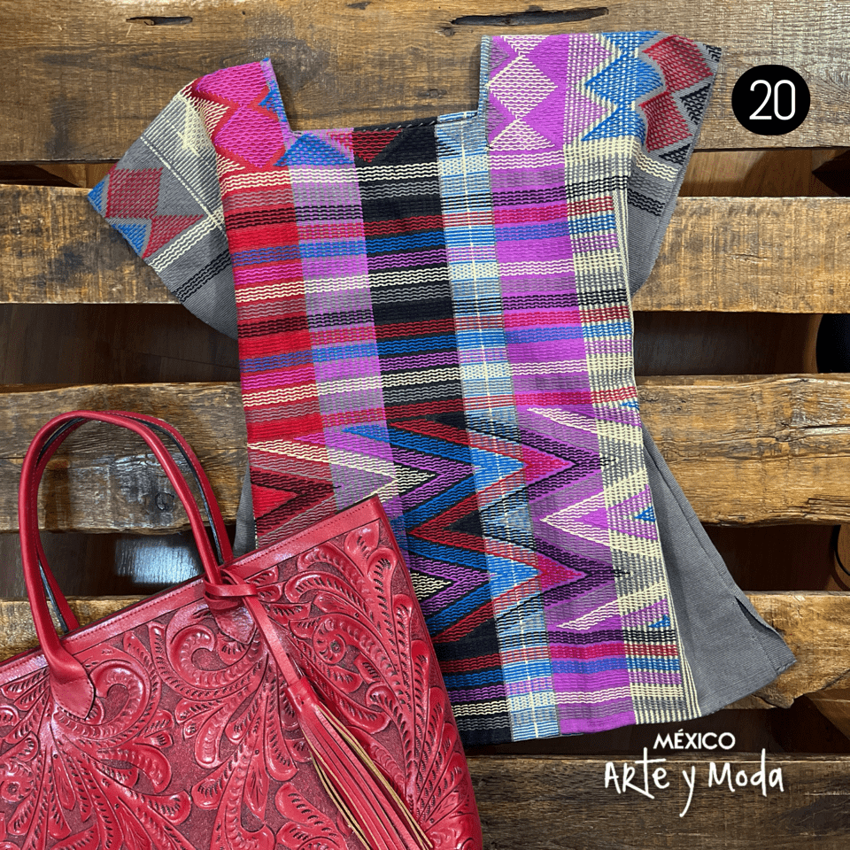 Blusa Telar Pisado - MÉXICO ARTE Y MODA - Blusa Bordada