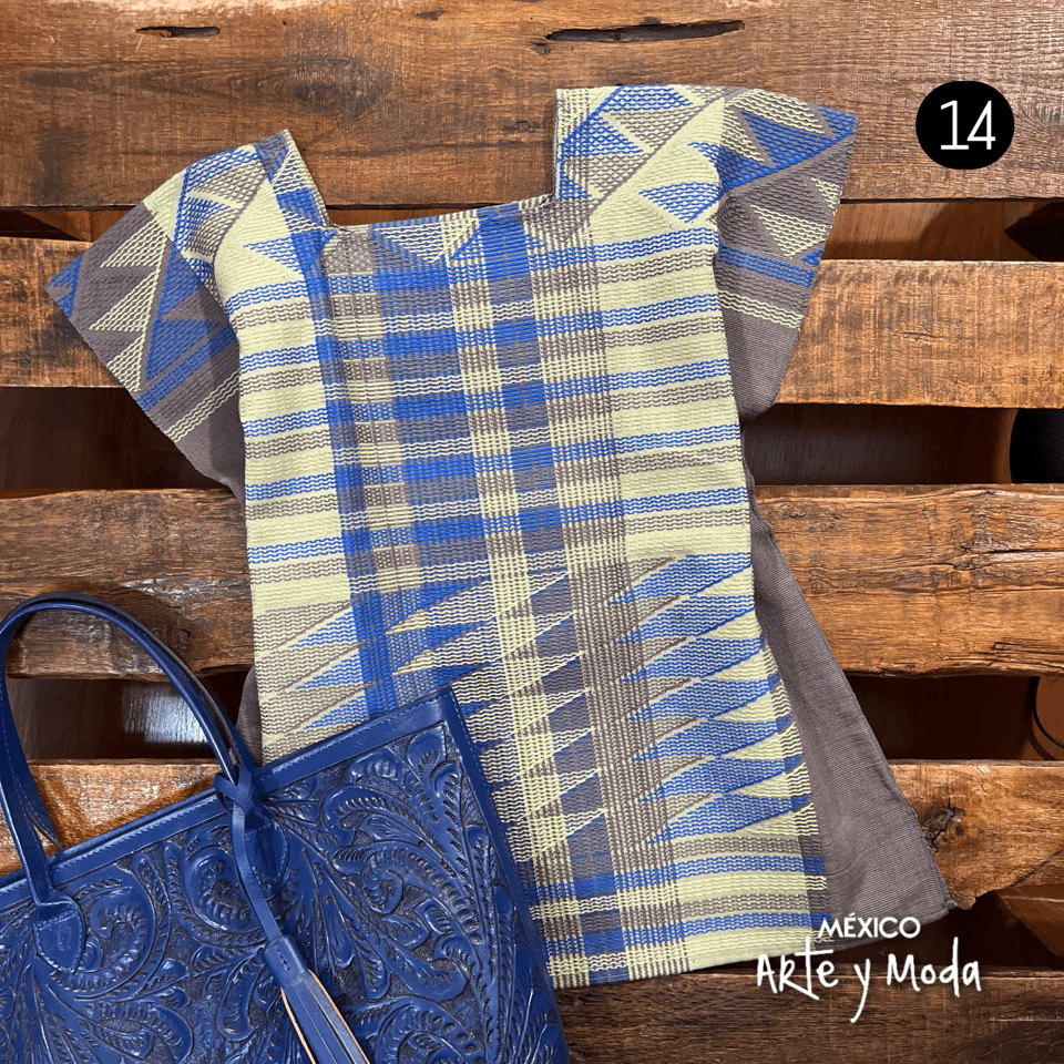 Blusa Telar Pisado - MÉXICO ARTE Y MODA - Blusa Bordada