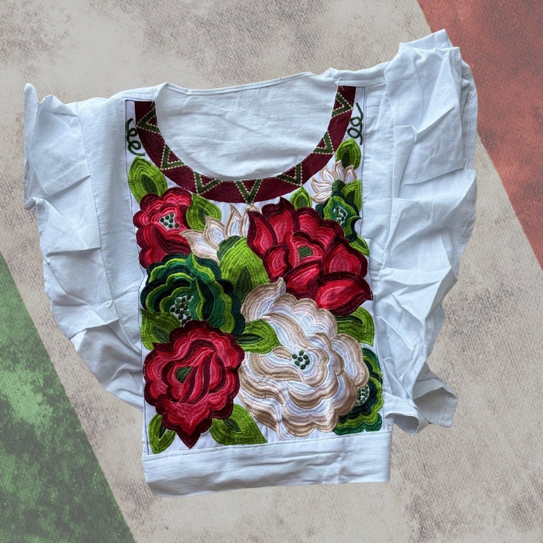 Blusa Tuluk Patria - MÉXICO ARTE Y MODA - Blusa Bordada