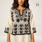 Blusa Milpa Bohemia | Bordado a mano