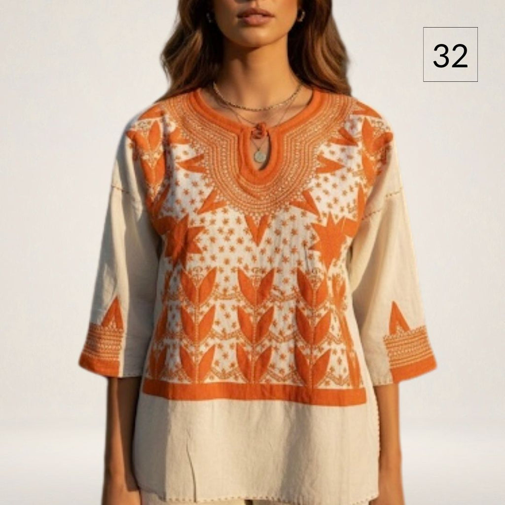 Blusa Milpa Bohemia | Bordado a mano