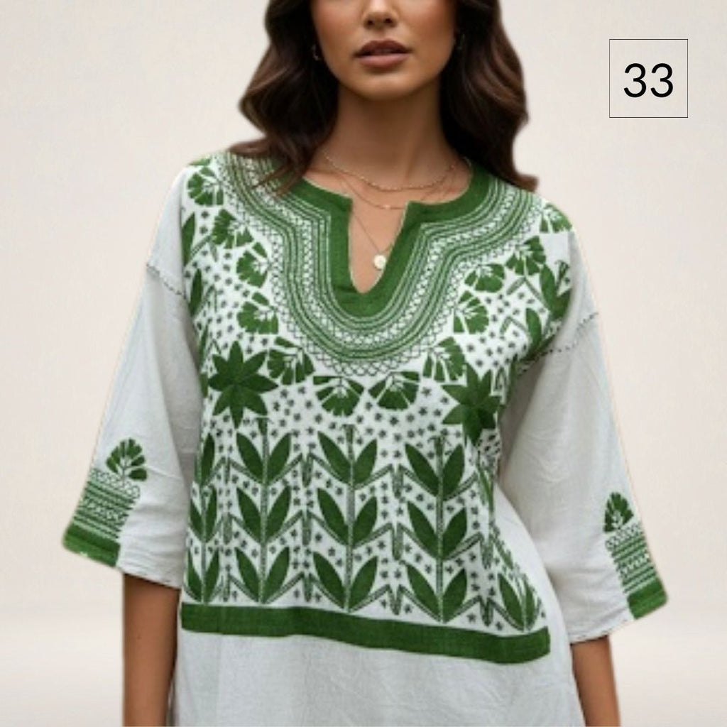 Blusa Milpa Bohemia | Bordado a mano