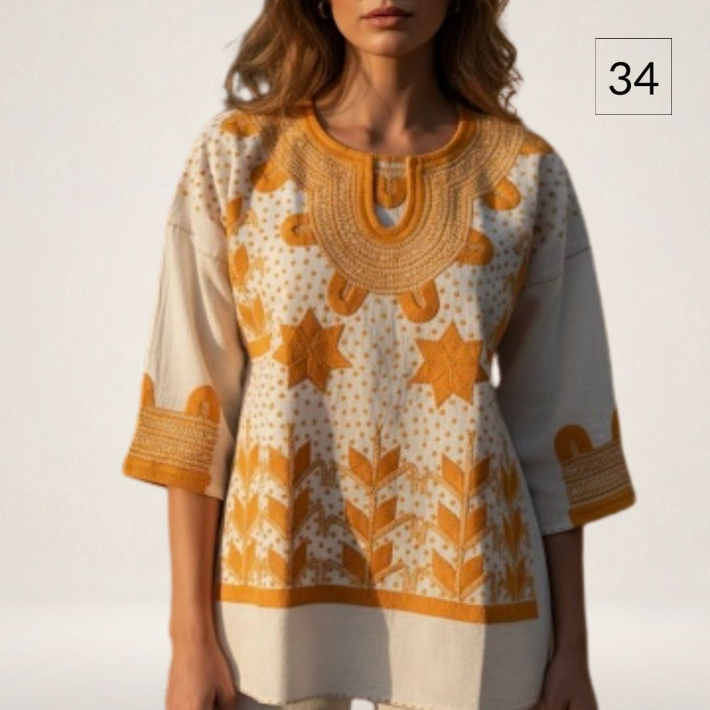 Blusa Milpa Bohemia | Bordado a mano