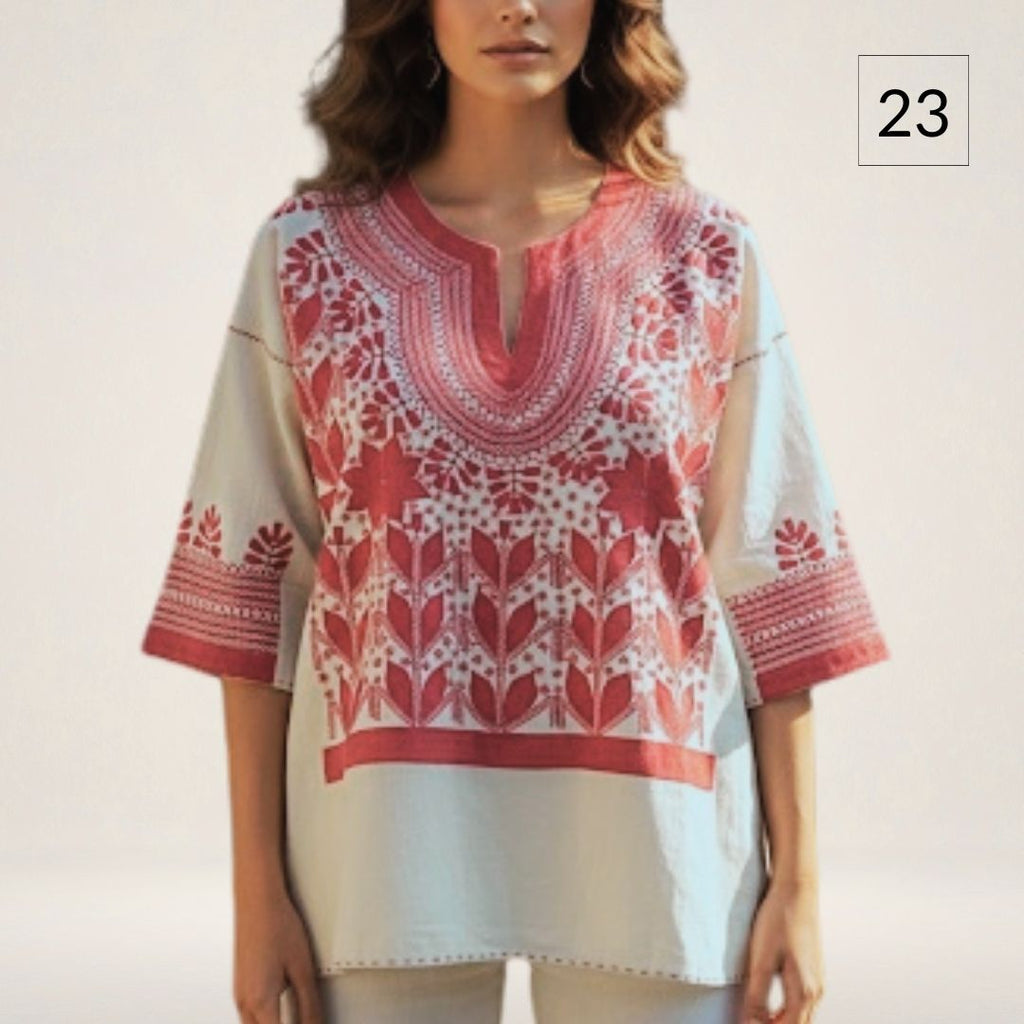 Blusa Milpa Bohemia | Bordado a mano