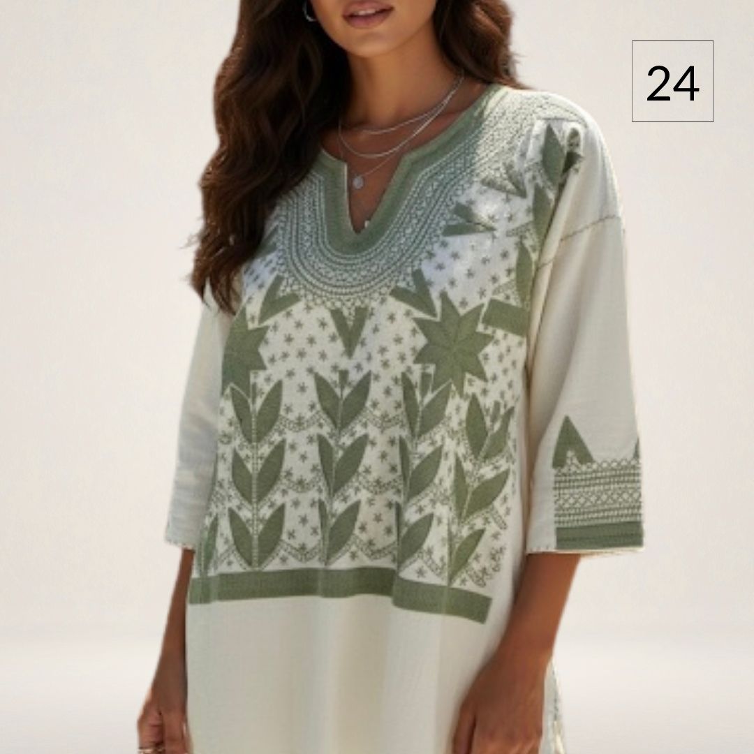 Blusa Milpa Bohemia | Bordado a mano