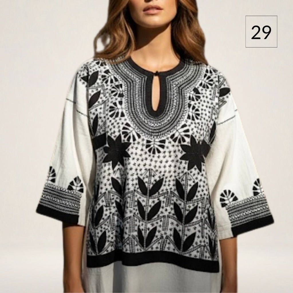 Blusa Milpa Bohemia | Bordado a mano