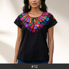 Blusa Flores de Santa Martha