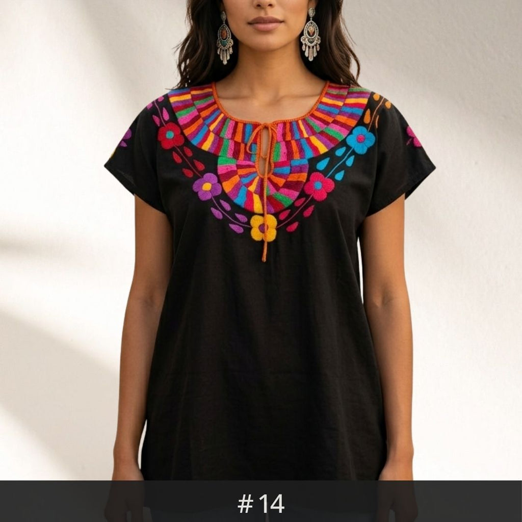 Santa Martha Flowers Blouse