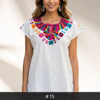 Santa Martha Flowers Blouse