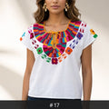 Blusa Flores de Santa Martha