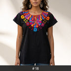 Santa Martha Flowers Blouse