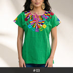 Santa Martha Flowers Blouse