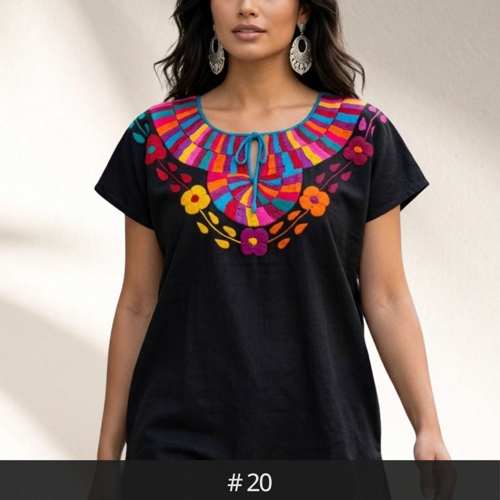 Santa Martha Flowers Blouse