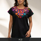 Santa Martha Flowers Blouse
