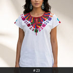 Santa Martha Flowers Blouse