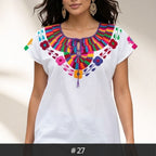Santa Martha Flowers Blouse