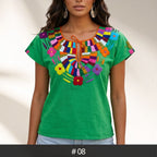 Santa Martha Flowers Blouse