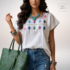 Blusa Esencia | Bordado a Mano en Manta Cruda