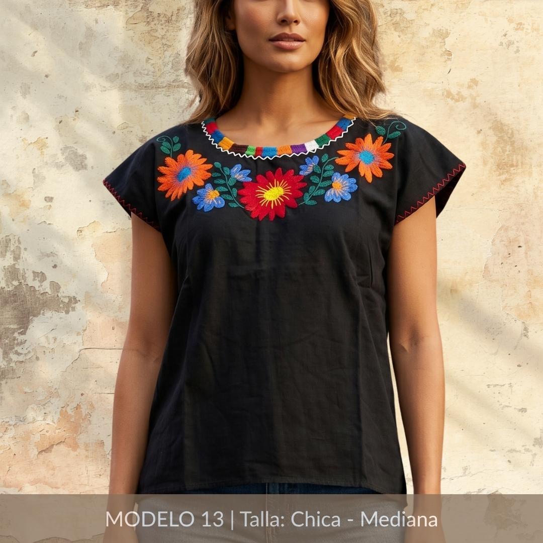Blusa Marimba Ocosingo- Bordado a mano