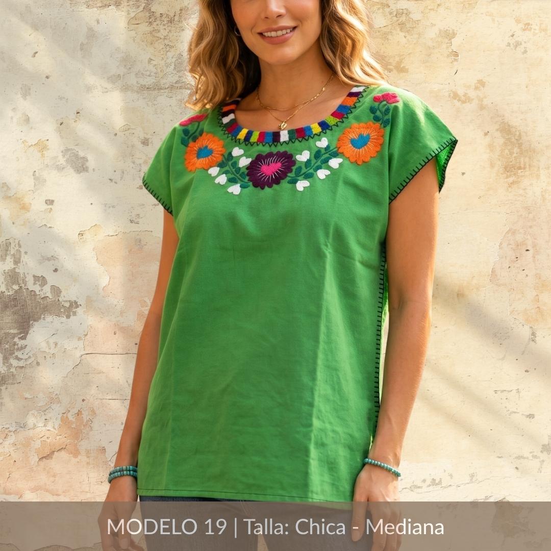 Blusa Marimba Ocosingo- Bordado a mano